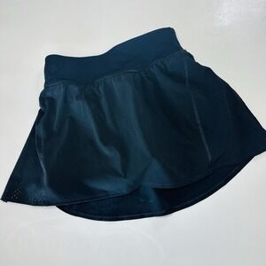 SPANX Women's Black Athletic Skort Skirt Built-In Shorts Size Small Activewear